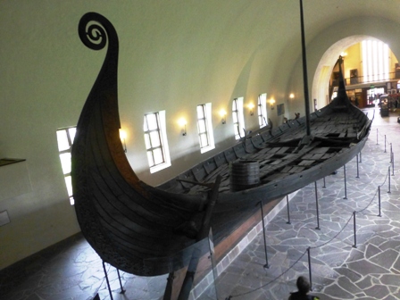 Smukke både i Vikingebåds Museet i Oslo