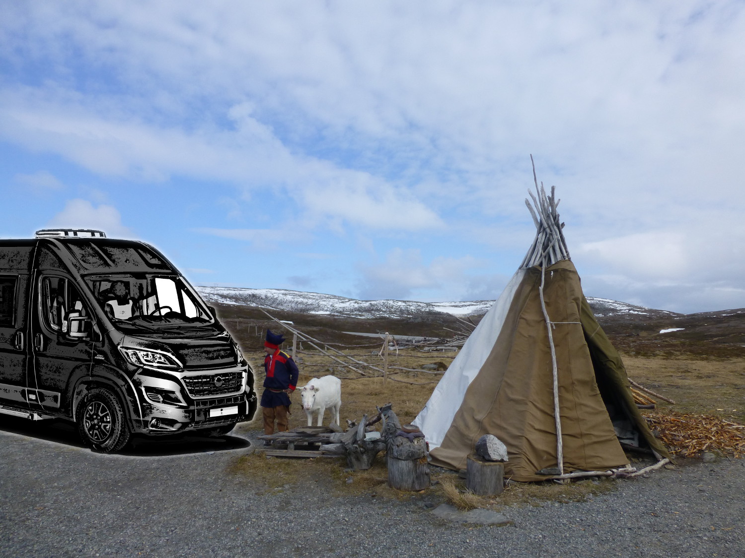 I vores drømme-campervan kom vi til Nordnorge