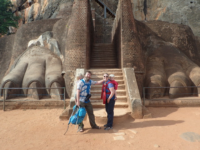 Sigiriya – Løveklippen med børn og højdeskræk